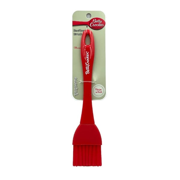 Silicone Basting Brush, 22cm Length -Betty Crocker- Red - Homeware