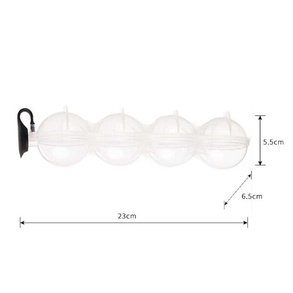 4 Large Ice Ball Maker Cube Tray Big Silicone Mold Sphere Whiskey Round