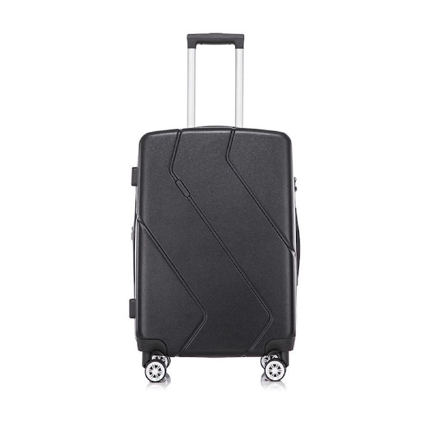 SwissTech Explorer 78.4L/66cm Checked Suitcase Luggage Travel Trolley Bag Black