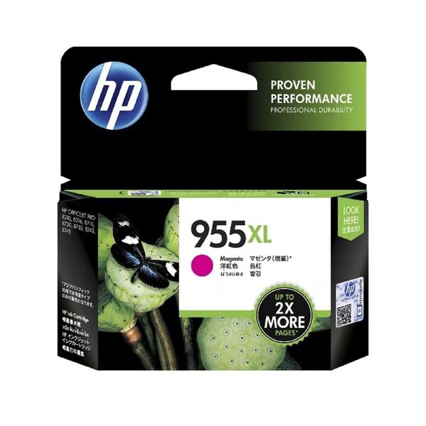 HP 955XL Magenta Ink Cartridge Toner L0S66AA