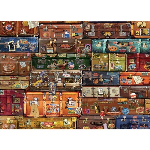 Cobble Hill - Luggage Puzzle 1000pc