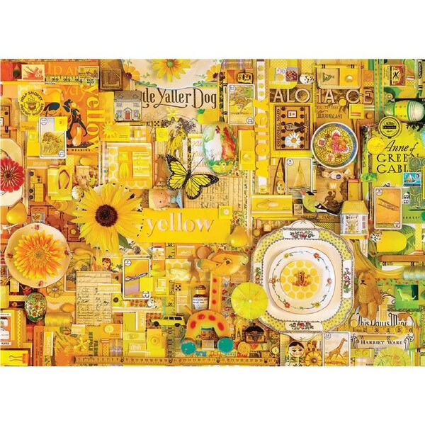Cobble Hill - Rainbow Project Puzzle Yellow 1000pc
