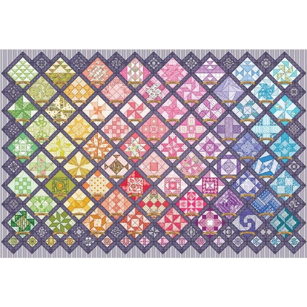 Cobble Hill - Four Square Quilt Blocks Puzzle 2000pc