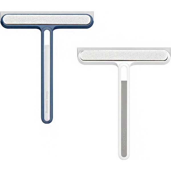 2Pcs Shower Window Wiper Bathroom Mirror Scraper Glass Cleaning Accessories