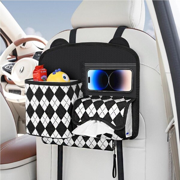 Car Seat Back Storage Bag Creative Multifunctional Seat Car Trash Storage Bag
