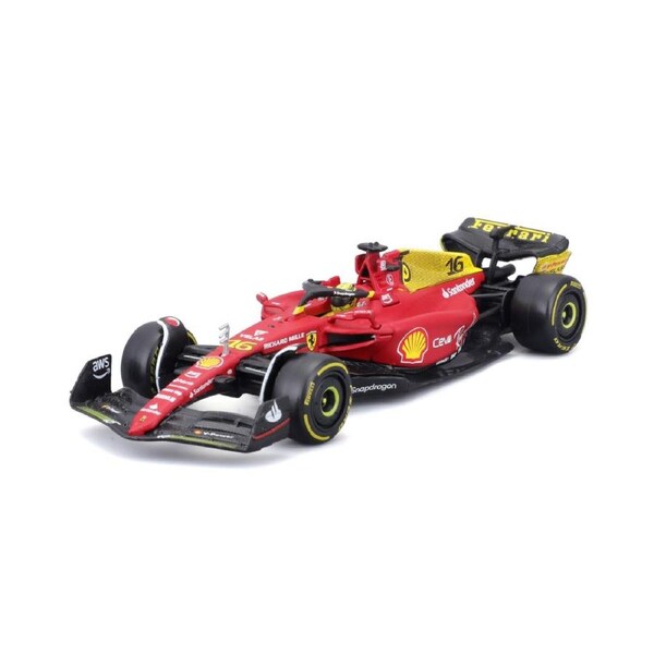 Bburago 1:24 Ferrari Racing 2022 F1 75 Leclerc #16 Monza 75th Anniversary Model