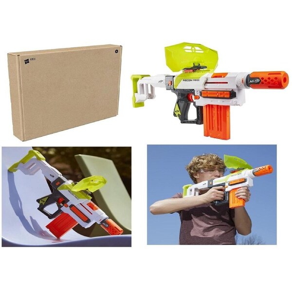 NERF Modulus Recon MKIII Blaster Removable Stock Barrel Extension Age8+ Toy Gun