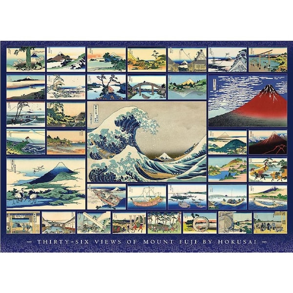Cobble Hill - Hokusai Puzzle 1000pc