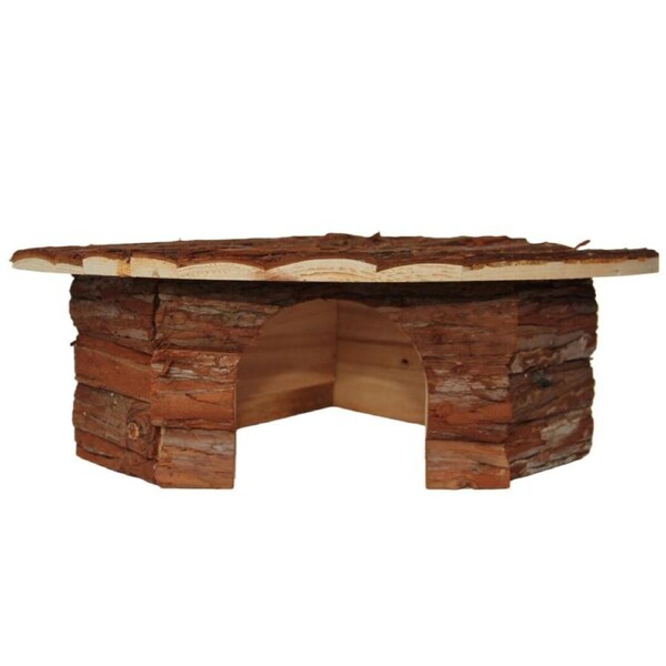 YES4PETS M Natural Wooden Hamster Mouse Gerbil Playground Rats Pets Toys Play Small Birds House