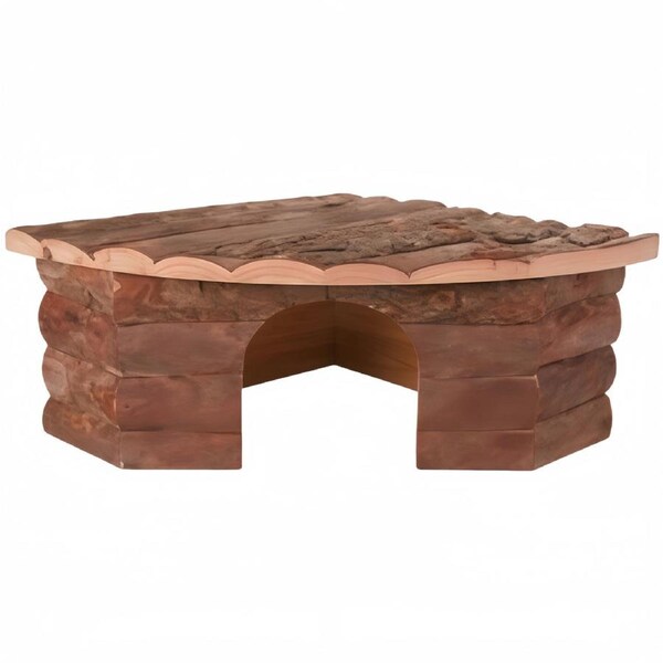 YES4PETS L Wooden Hamster Mouse Gerbil Playground Rats Pets Toys Play Small Birds Mini Rabbit House