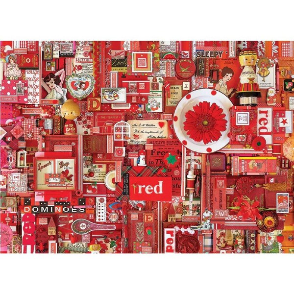 Cobble Hill - Rainbow Project Red Puzzle 1000pc