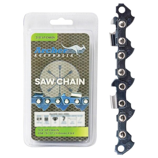 Archer 3/8" LP .050" 53DL Semi-Chisel Chainsaw Chain Loop - D-050-53DL