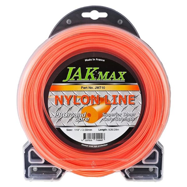 JAK Max 28m x 3mm Nylon Trimmer Line - Pro-Round Core - JM710