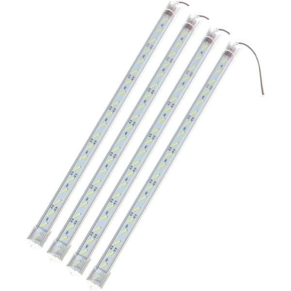 4x 50CM 12V 8520 LED Strip Light Bar Dimmable Caravan 4WD Camping Boat Fishing