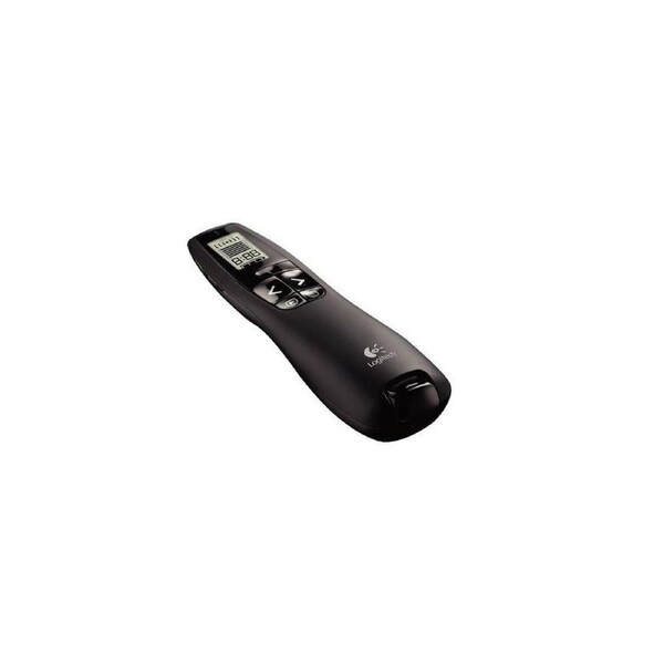 Logitech R800 Laser Presentation Remote LCD display time tracking 30m Range