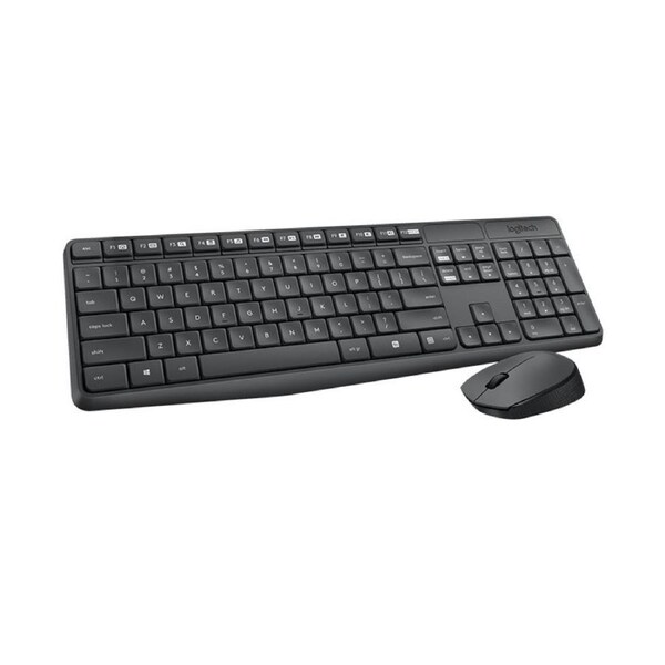 Logitech MK235 Wireless Keyboard and Mouse Combo 2.4GHz Wireless Compact Long