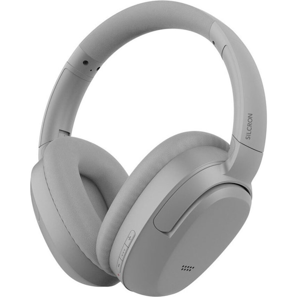 Silcron Active Noise Cancelling Bluetooth Headphones With 40H Playtime Grey