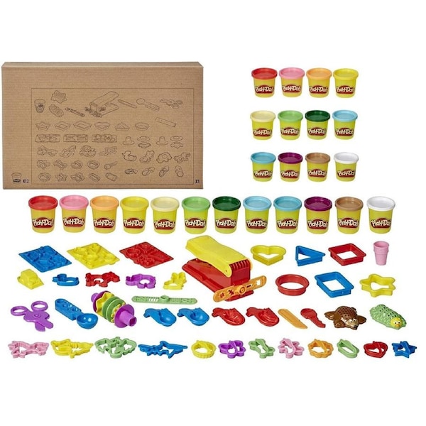 Playdoh Ultra Fun Factory Bundle Multipack 47 Piece Set Ages 3+ Toy Play-doh