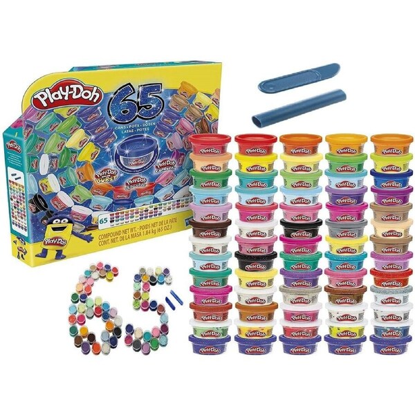 Playdoh Ultimate Color Collection 65 Pack of Modeling Compound Ages 3+ Toy Build