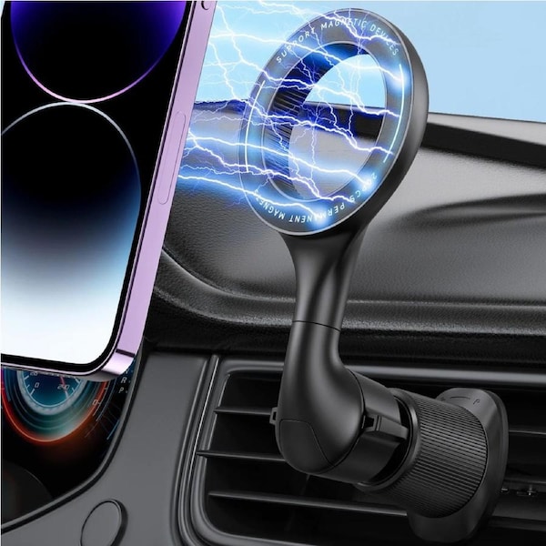 Tough On Universal MagSafe Magnetic Car Mount Phone Holder For All Smartphones