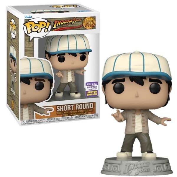 Indiana Jones and the Temple of Doom - Short Round SDCC 2023 US Exclusive Pop! Vinyl [RS] #1412