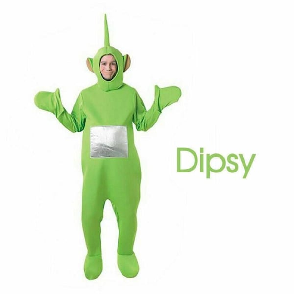 Teletubbies Adult Jumpsuit Party Fancy Dress Up Unisex Outfit Halloween Costume