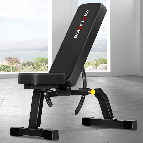 BLACK LORD Weight Bench Flat Incline Press