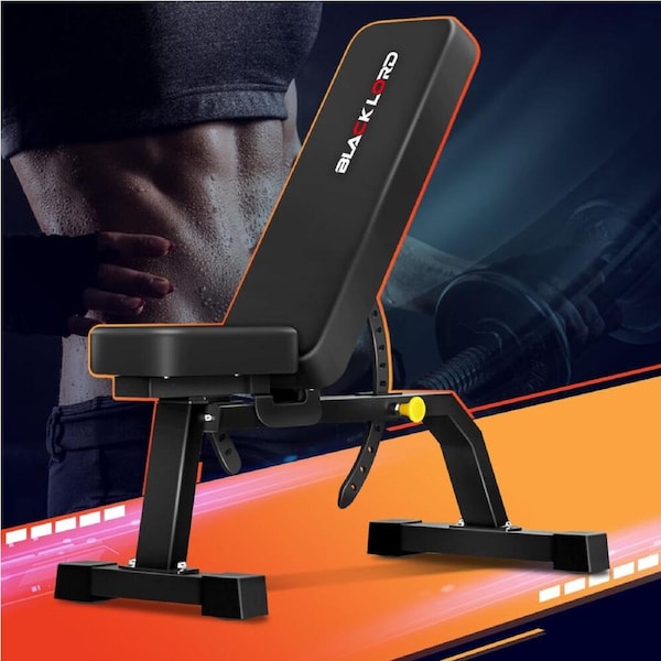 BLACK LORD Weight Bench Commercial Flat Incline Sit-up Press