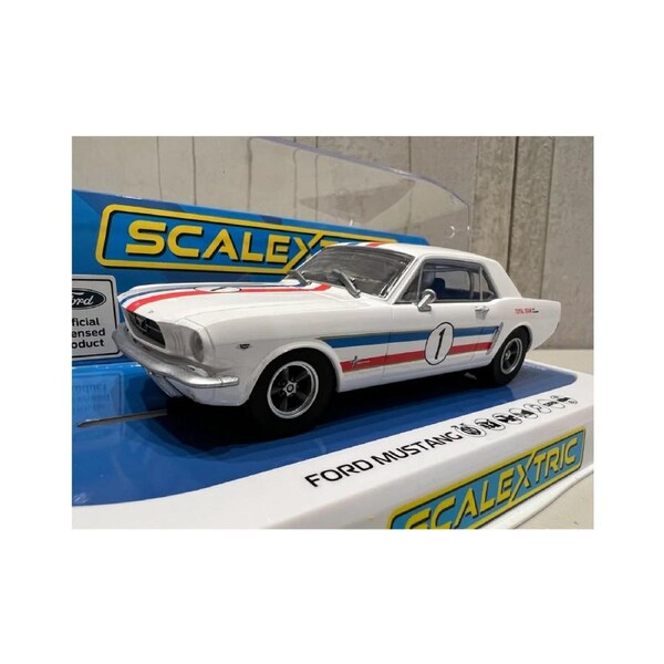 Scalextric 1:32 Scale Ford Mustang ATCC Geoghegan 1965 Model Car