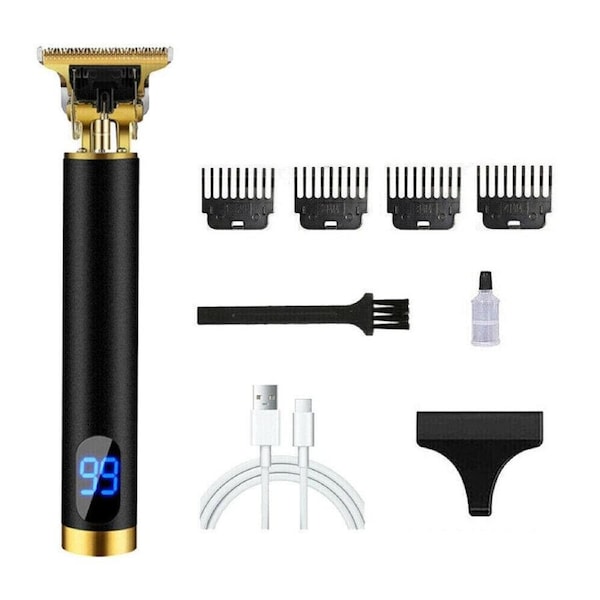 Men Portable Electric Hair Trimmer Clippers Beard Shaver Cutting Cordless