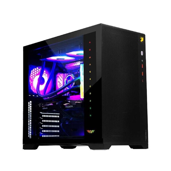 Armaggeddon Gaming PC Case Tessaraxx Core 13 Air Gaming Full Tower Window Panel