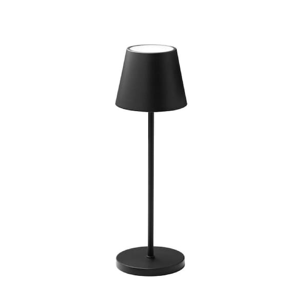 Sun Beams Portable RGB LED Table Desk Lamp Light Metal Shade - Black