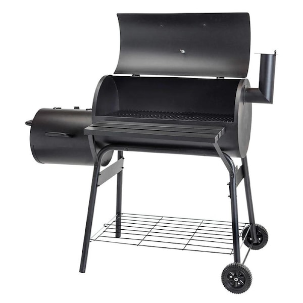 Charmate Offset Wood Charcoal Smoker Meat Grill Portable Outdoor Barbecue BBQ