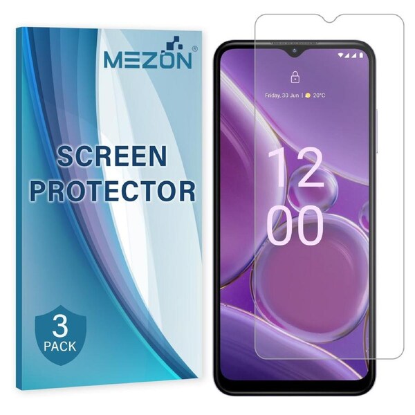 [3 Pack] Nokia G42 5G Anti-Glare Matte Screen Protector Film by MEZON – Case Friendly, Shock Absorption (Nokia G42 5G, Matte)