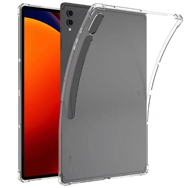 Samsung Galaxy Tab S9+ (12.4") Premium Thin Transparent Clear TPU Gel Case by MEZON (SM-X810, X816) – Anti Scratch, Shock Absorption – FREE EXPRESS