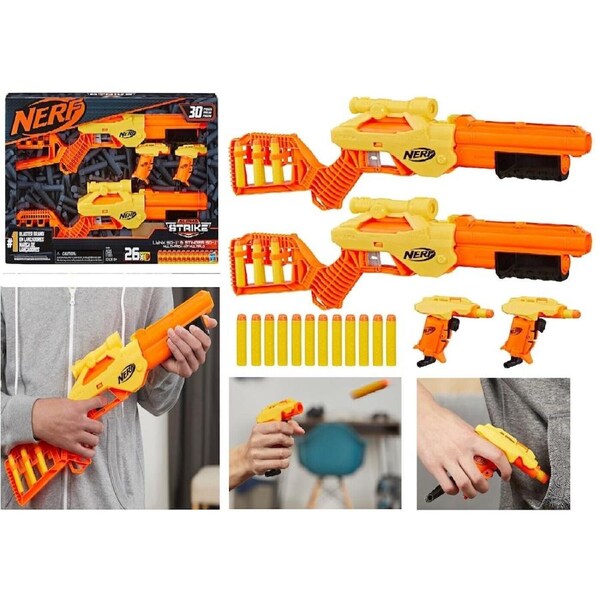 Nerf Alpha Strike Lynx and Stinger Multi Pack Ages 8+ Toy Blaster Gun Fire Play