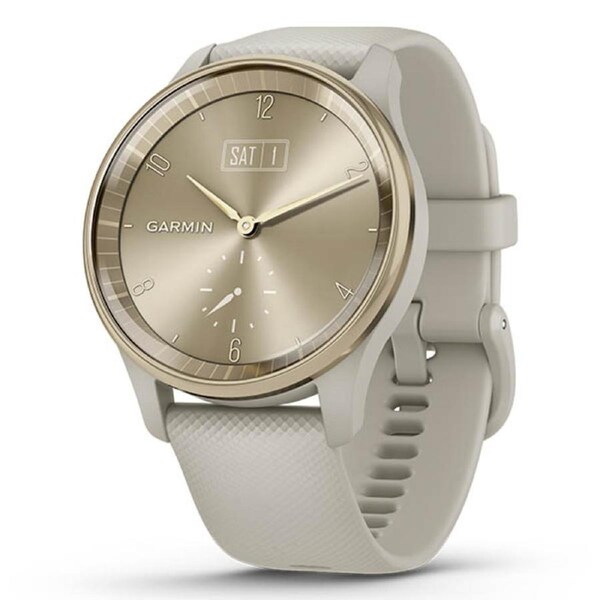 Garmin Vivomove Trend Cream Gold w Silicone Band