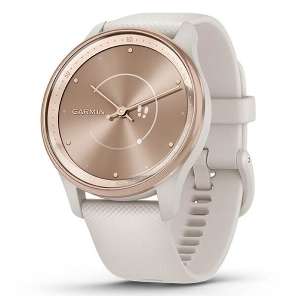 Garmin Vivomove Trend Peach Gold w Silicone Band
