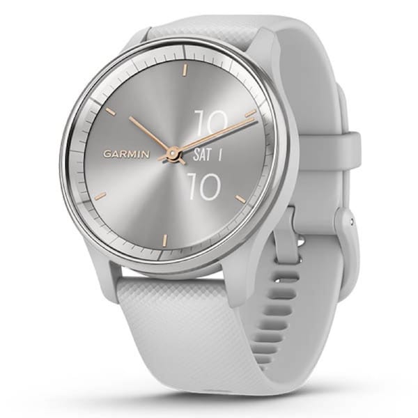 Garmin Vivomove Trend Mist Grey w Silicone Band