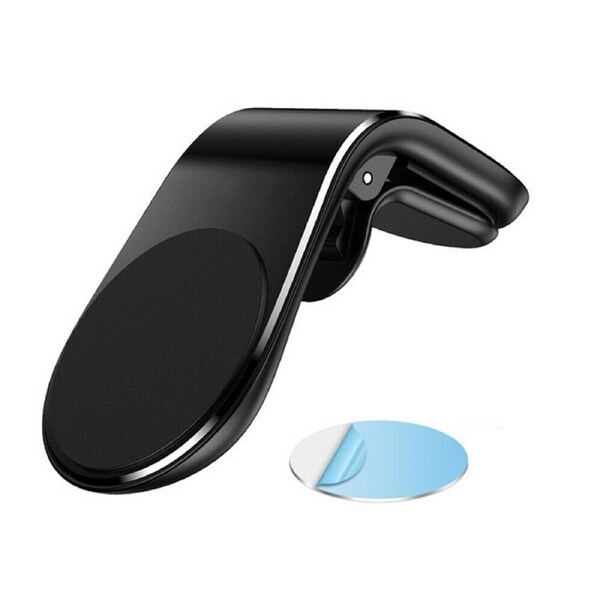 Universal Phone Holder Clip Car Air Vent Magnetic Bracket Mobile Phone GPS BK