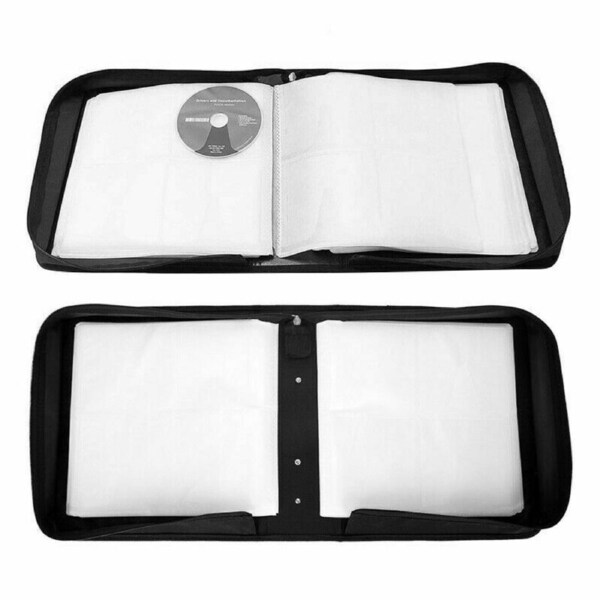 520 Disc CD Bag DVD Case Wallet Storage Holder Booklet Album Folder Box Sleeves