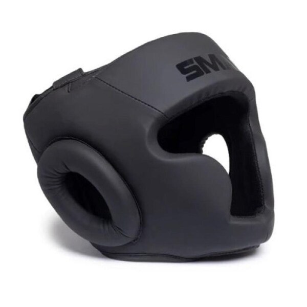 Smai Triple Black Boxing Headgear - Adult