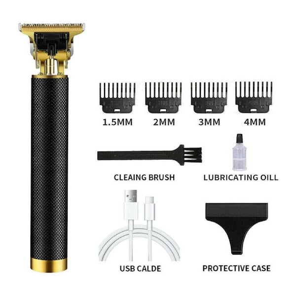 Men Portable Electric Hair Trimmer Clippers Beard Shaver Cutting Cordless