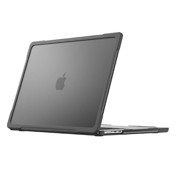 Catzon Shockproof Case Solid Color Compatible with Macbook Air 15 2023 A2941-Black