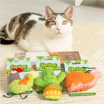 3Pcs Forest Series Cat Toys Self Invigorating Device Molars