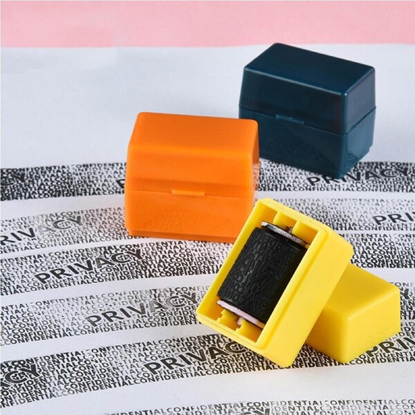 3 Pack Privacy Smear Confidentiality Stamp Identification Seal