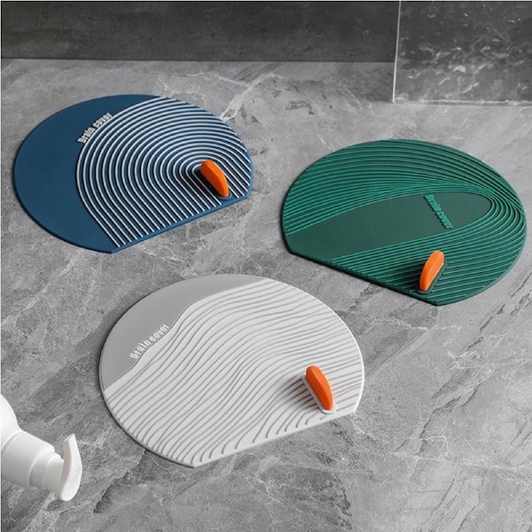 3 Pack Silicone Floor Drain Deodorant Pad Kitchen Sink Strainer Toilet Pad