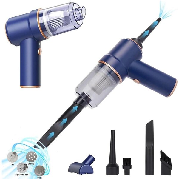 Car Vacuum Cleaner Cordless, Handheld Air Blower Duster Suitable for Cars, Homes, Offices, Pets.