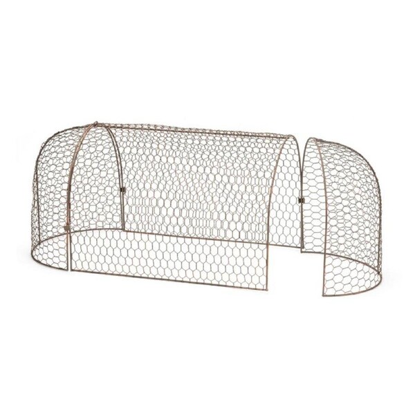 3pc Cloche Metal 45/30cm Plant Tunnel Set Outdoor Garden Seedling Guard/Shield