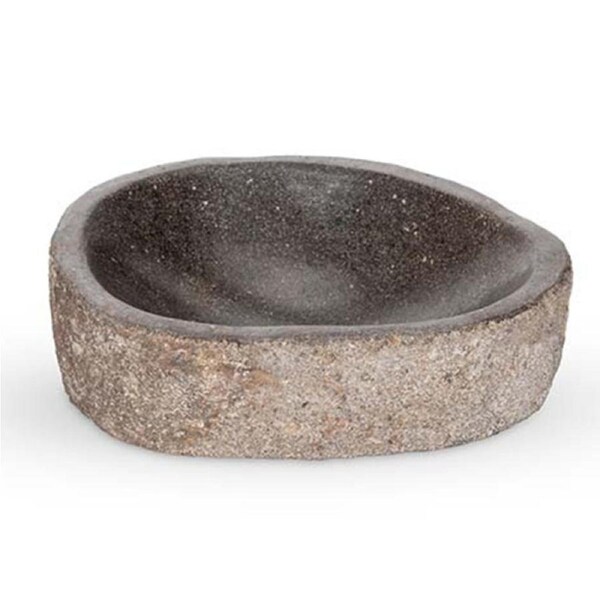 Garden 20x15cm Bowl Decoration Natural Stone Outdoor/Yard Patio Home Decor Small